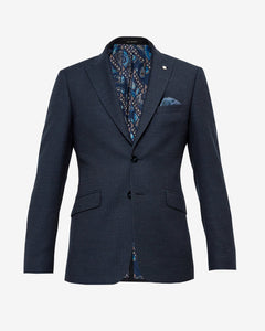 Debonair jacquard suit jacket