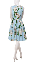 Sleeveless | Amber Queen | Soft Sky Blue Ivory | Back | Dress By Samantha Sung