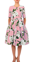 1/2 Sleeve | Amber Queen | Soft Rose Ivory | Front | Dress By Samantha Sung