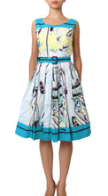 Sleeveless | Canne | Aqua Purple | Front | Dress By Samantha Sung