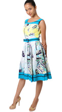 Sleeveless | Canne | Aqua Purple | Front-1 | Dress By Samantha Sung