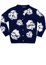 Short | Leaf Shibori | Indigo | Front-1 | Cardigan by Samantha Sung