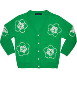 Short | Star Shibori | Pine Green | Front-1 | Cardigan by Samantha Sung