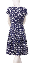 Cap Sleeve | Corfu Rose | White Indigo | Back | Dress By Samantha Sung
