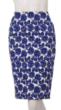 Regular | Corfu Rose | White Cobalt Blue | Front | Skirt By Samantha Sung