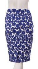 Regular | Corfu Rose | White Cobalt Blue | Back | Skirt By Samantha Sung