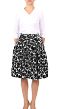 Regular | Corfu | White Black | Front | Skirt By Samantha Sung