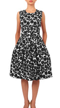 Sleeveless | Corfu | White Black | Front | Dress By Samantha Sung