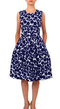 Sleeveless | Corfu | White Indigo | Front | Dress By Samantha Sung