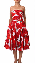 Stapless | Cyprus Bloom | White Indian Red | Front | Dress By Samantha Sung