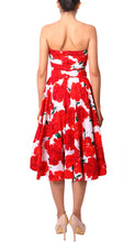 Stapless | Cyprus Bloom | White Indian Red | Back | Dress By Samantha Sung