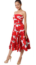 Stapless | Cyprus Bloom | White Indian Red | Front-1 | Dress By Samantha Sung