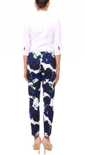 Long | Cyprus Bloom | White Indigo | Back | Pants By Samantha Sung