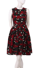 Sleeveless | Degas Black | Dark Black Maroon | Front | Dress By Samantha Sung