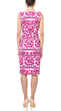 Sleeveless | Ibiza Tile | White Pink | Back | Dress By Samantha Sung