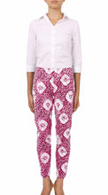 Long | Itajime Shibori | Pink White | Front | Pants By Samantha Sung