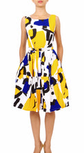 Sleeveless | Jean Arp | White Crome Yellow | Front | Dress By Samantha Sung