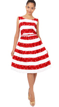 Sleeveless | Kanoko Shibori | White Indian Red | Front-1 | Dress By Samantha Sung