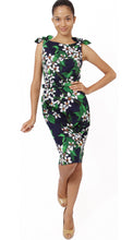 Tie Shoulder | Magnolia | Black White | Front-1 | Dress By Samantha Sung