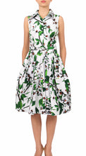 Sleeveless | Magnolia | White White | Front | Shirt Dress By Samantha Sung