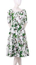 1/2 Sleeve | Magnolia | White White | Front | Dress By Samantha Sung