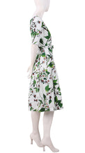 1/2 Sleeve | Magnolia | White White | Right | Dress By Samantha Sung
