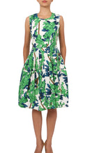 Sleeveless | Mimosa | White Pine Green | Front | Dress By Samantha Sung