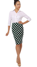 Regular | Mondrian Check | White Jade | Front-1 | Skirt By Samantha Sung