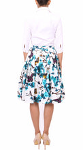 Regular | Rose Butterfly | White Aqua | Back | Skirt By Samantha Sung
