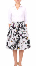 Regular | Rose Butterfly | White Black | Front | Skirt By Samantha Sung