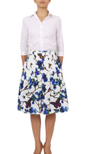 Regular | Rose Butterfly | White Cobalt Blue | Front | Dress By Samantha Sung