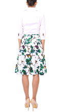 Regular | Rose Butterfly | White Pine Green | Back | Dress By Samantha Sung
