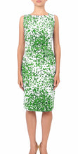 Sleeveless | Seurat | White Grass Green | Front | Dress By Samantha Sung