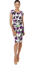 Cap Sleeve | Sicilian Rose | White Lilac | Front-1 | Dress By Samantha Sung