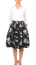 Regular | Sunshine Indigo | Black White | Front | Skirt By Samantha Sung