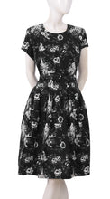 Short Sleeve | Sunshine Indigo | White Black | Front-1 | Dress By Samantha Sung