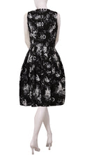 Sleeveless | Sunshine Indigo | Black White | Back | Dress By Samantha Sung
