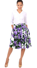 Regular | Valentin Rose Pastel  | White Soft Lilac | Front-1 | Skirt By Samantha Sung