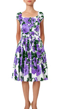 Cap Sleeve | Valentine Rose Pastel | White Soft Lilac | Front | Dress By Samantha Sung