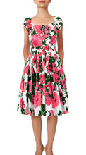 Cap Sleeve | Valentine Rose Pastel | White Soft Rose | Front | Dress By Samantha Sung