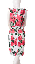 Tie Shoulder | Valentine Rose Pastel | White Soft Rose | Back | Dress By Samantha Sung