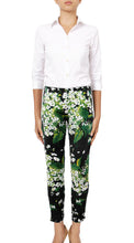 Long | White Blossom | Black White | Front | Pants By Samantha Sung