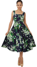 Sleeveless | White Blossom | Indigo White | Front | Dress By Samantha Sung