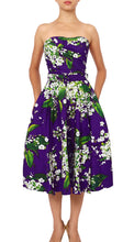 Strapless | White Blossom | Lilac White | Front | Dress By Samantha Sung