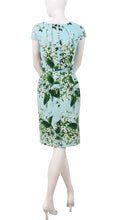 Cap Sleeve | White Blossom | Soft Blue White | Back | Dress By Samantha Sung