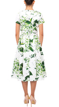 Short Sleeve | White Blossom | White White | Back | Dress By Samantha Sung