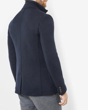 Funnel neck jersey jacket