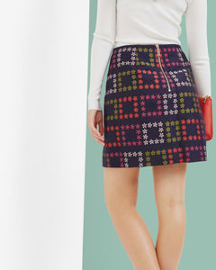 Horticultural Checked skirt